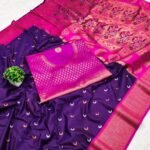 Soft Paithani silk sari