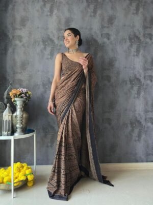 Linen Cotton Saree