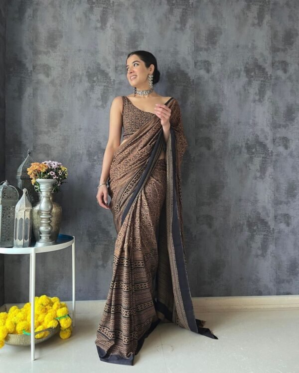 Linen Cotton Saree