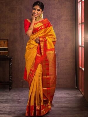 lichi silk saree