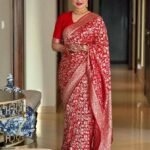 lichi silk saree