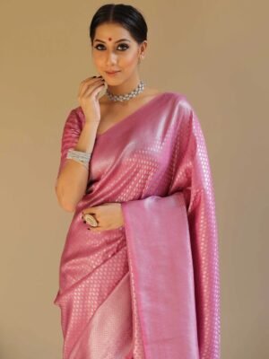 soft lichi silk saree