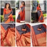 lichi silk saree